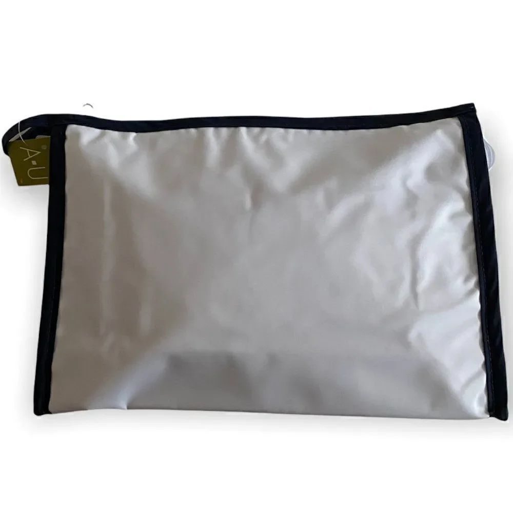 AU White Womens Toiletry Bag NWT